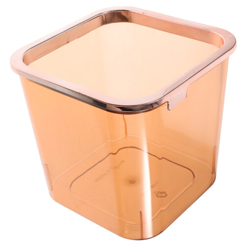 Πορτοκαλί κάδος απορριμμάτων PET 16x16x15cm
