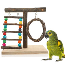 Parrot Cage Parrot Stand Bird Perch Stand 20X15X22CM