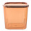 Garbage Can Waste Car Trash Bin Cans with Lid Office Orange 4