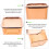 Garbage Can Waste Car Trash Bin Cans with Lid Office Orange 7