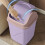 Trash Can Square Lidded Purple 12 Gal 3