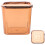 Garbage Can Waste Car Trash Bin Cans with Lid Office Orange 3