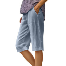 Sportshorts voor dames, zomerse en effen kleuren, losse pasvorm, maat 5/4S-2XL