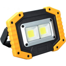 30 W-os újratölthető LED reflektor, vízálló kültéri kempinglámpa USB-vel, biztonsági és horgászfelszereléssel kompatibilis