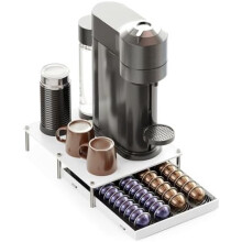 Porte-capsules Nespresso Vertuo en bambou – 40 grandes capsules ou 56 petites capsules