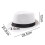 Cappello Panama classico da uomo a tesa larga e morbida, modello Fedora. 3