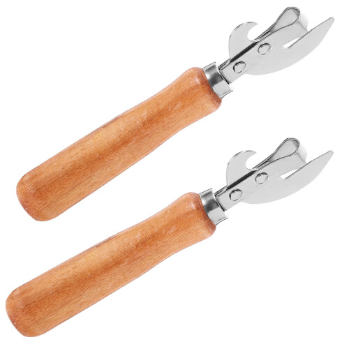 Ouvre-boîtes multifonctionnels en métal, lot de 2.