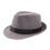 Cappello Panama classico da uomo a tesa larga e morbida, modello Fedora. 4
