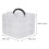Layer18compartment plastic adjustable storage box storage box (transparent white) 2