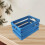 Wooden Crates for Storage Display - Rustic Blue 4