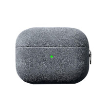 Mokkanahkainen nahkakotelo Airpods4Luxury-kuulokkeille, keinonahka Z9J2J7P6O5K5