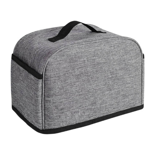 Couvercle gris pour grille-pain 2 tranches avec 2 poches 1