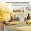 Set de 7 sets de table lavables en PVC avec chemin de table 3