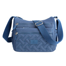 YOUSNH Damen Umhängetasche mit mehreren Fächern, lässige Schultertasche, Messenger Bag, Handtasche für den täglichen Gebrauch, Reisetasche, Blau