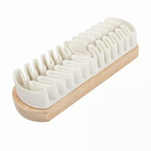 2-in-1 Rubber Shoe Brush & Eraser, Dust-Absorbing Texture, Safe for Nubuck, Flocked & Matte Leather