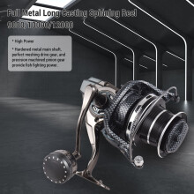 Speed Ratio 4.1:1 Saltwater/Freshwater Reel with Snake Pattern, Compatible with Qisuo