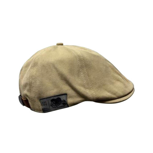 Retro Men Cotton Flat Cap Adjustable Beret Driving Hat T2G9
