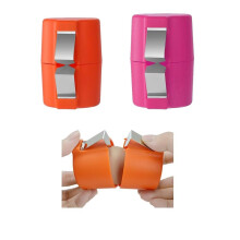2 Pack Egg Shell Opener and Cracker Tool for Hard Boiled Eggs, Stainless Steel, Pink and Orange