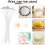 ACDANC cotton candle wick set 150 pcs 4/6/8 in 3