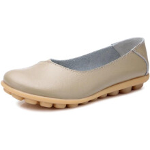 Naisten nahkakengät, loaferit, yksiväriset slip-on-kengät, matalat kengät, mukavat rento kävelykengät