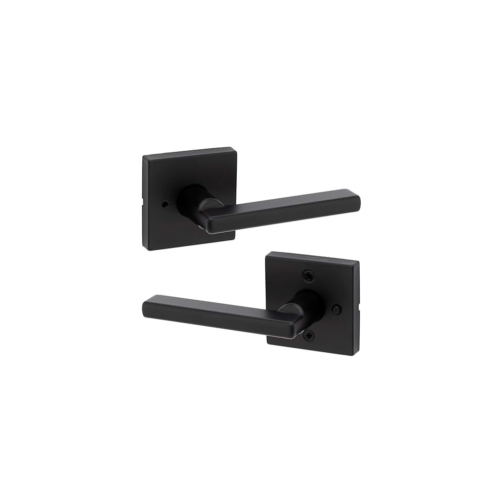 Halifax Interior Privacy Door Handle Matte Black Reversible 9097180112310