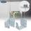 4Pcs Blinds Center Support Bracket for Window Blinds Faux Horizontal Blinds 5