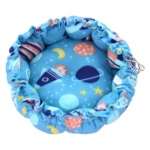 AUQ kattbäddar, höst- och vinterhundbädd, utomhuskattbädd, blå, 28 cm