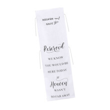Formal Wedding Chair Identifiers With Frosted Fabric-1 F