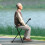 AIQIDI foldable tripod stool aluminum alloy 249 lbs black 4