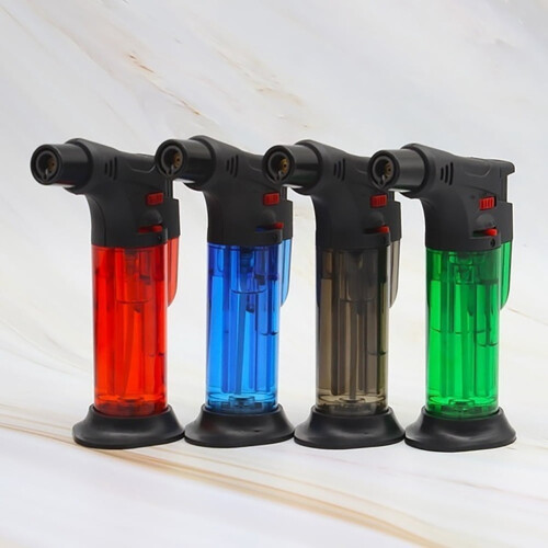 Transparent Refillable Butane Kitchen Torch 2