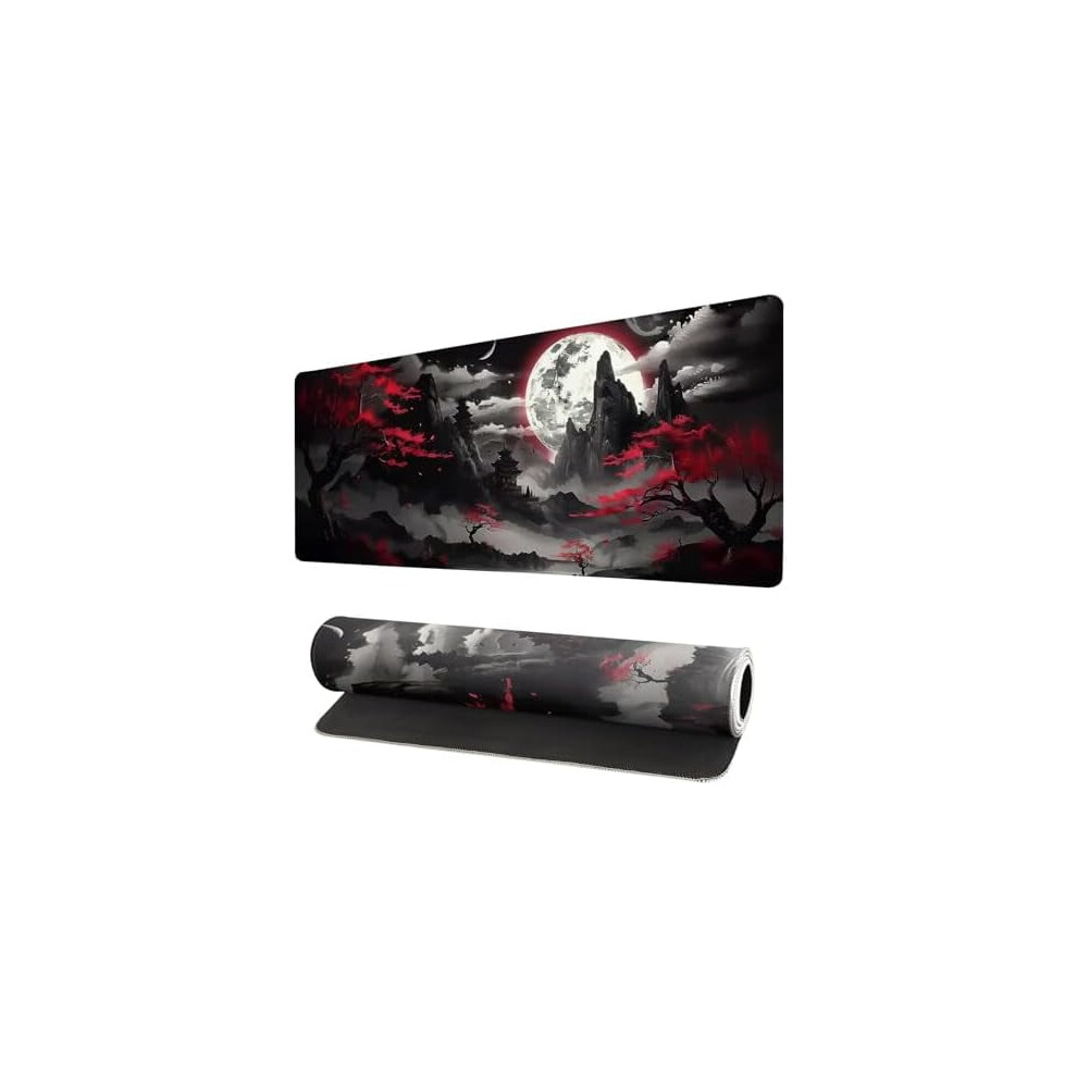 Gaming Mouse Pad Waterproof Stitched Edges 31.5X11.8 Inch 9132278312576