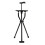 AIQIDI foldable tripod stool aluminum alloy 249 lbs black 7