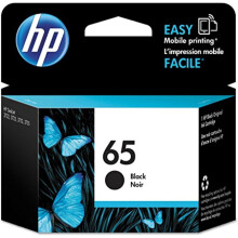 Cartucho de tinta negra 65 | Compatible con AMP100, DeskJet 2600, 3700 y Envy 5000. Apto para reembolso instantáneo N9K02AN.