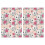 Conjunto de 2 panos de prato florais em microfibra, 45,7 x 66 cm (18 x 26 polegadas) 1