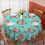 Polyester Round Tablecloth 60 x 60 Inch 1
