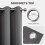 Blackout Curtains 52x54 in Light Grey, 2-Pack Polyester 3