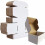 Caixas de papelão ondulado branco para envio, 15,24 x 10,16 x 7,62 cm (6 x 4 x 3 polegadas), 25 unidades 1