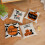 Conjunto de 4 capas de almofada de Halloween, 45x45 cm (18x18 polegadas). 3