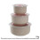 Schalen-Set aus Weizenstroh (300 ml, 500 ml, 900 ml) 1
