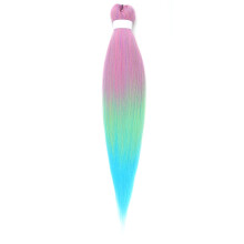 Cabelo sintético trançado pré-esticado de 66 cm (26 polegadas).