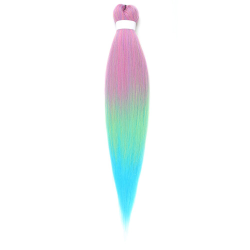 Cabelo sintético trançado pré-esticado de 66 cm (26 polegadas).