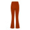 Damenmode, lässig-elegant, einfarbige Strickhose mit schmalem Schlag 4