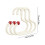 Set di 3 appendiabiti a forma di S per cappelli e sciarpe 3