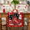 Caminho de mesa vermelho com bolinhas, 33 x 305 cm (13 x 120 polegadas) 2