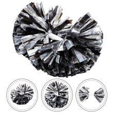 OUNONA Durable Cheerleading Pom Poms for Party Use Made of PVC PES Membrane Lightweight Compact