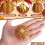 Pumpkin Ball Ornaments Orange 24-Piece Set 5