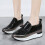 Γυναικεία Μόδα Casual Πλατφόρμες Slip On Loafers Παπούτσια Ψηλοτάκουνα Αθλητικά Παπούτσια 2
