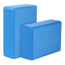Yoga BlöCke 2 Pack,23X15X7,6Cm Yoga Block ÜBung Steine Mit Hoher Dichte Aus EVA Schaum,Umwelt Freundlich und Leicht,Blau