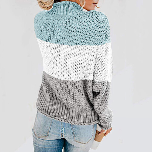 Hässliche Weihnachtspullover für Damen, schulterfreier Pullover, lässiger Strickpullover mit langen Ärmeln 2