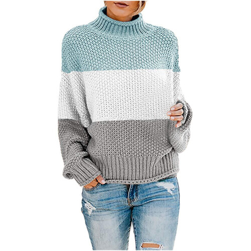 Hässliche Weihnachtspullover für Damen, schulterfreier Pullover, lässiger Strickpullover mit langen Ärmeln